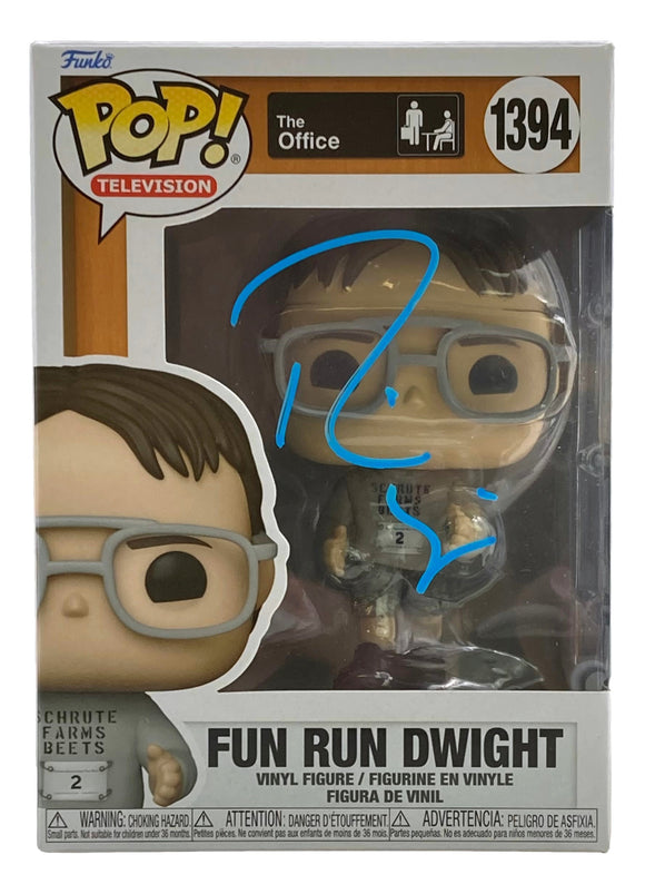 Rainn Wilson Signed The Office Dwight Schrute Funko Pop #1394 JSA ITP