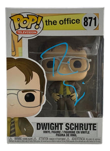 Rainn Wilson Signed The Office Dwight Schrute Funko Pop #871 JSA ITP