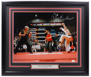 Ralph Macchio Signed Framed 16x20 The Karate Kid Photo JSA - Sports Integrity