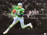 Randall Cunningham Signed 16x20 Philadelphia Eagles Green Jersey Photo BAS