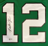 Randall Cunningham Signed Philadelphia Eagles M&N Green NFL Legacy Jersey BAS - Sports Integrity