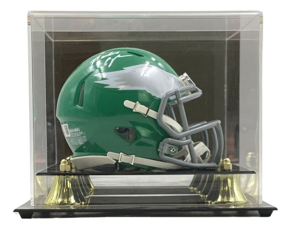 Randall Cunningham Signed Eagles Throwback Mini Speed Helmet BAS w/ Case