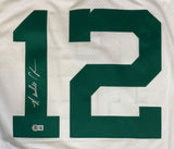 Randall Cunningham Signed Philadelphia Eagles M&N White NFL Legacy Jersey BAS - Sports Integrity