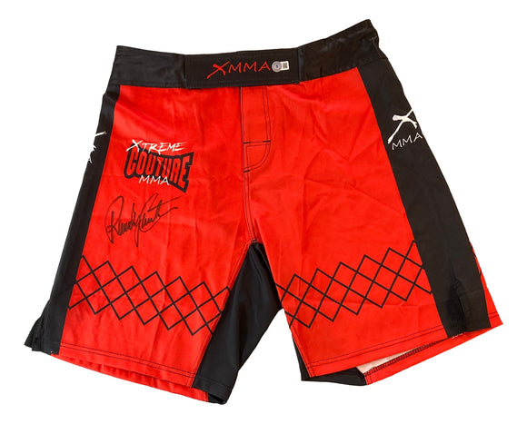 Randy Couture Signed Xtreme Couture MMA Fight Trunks BAS Sports Integrity