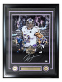 Ray Lewis Signed Framed 16x20 Baltimore Ravens Collage Photo BAS ITP - Sports Integrity