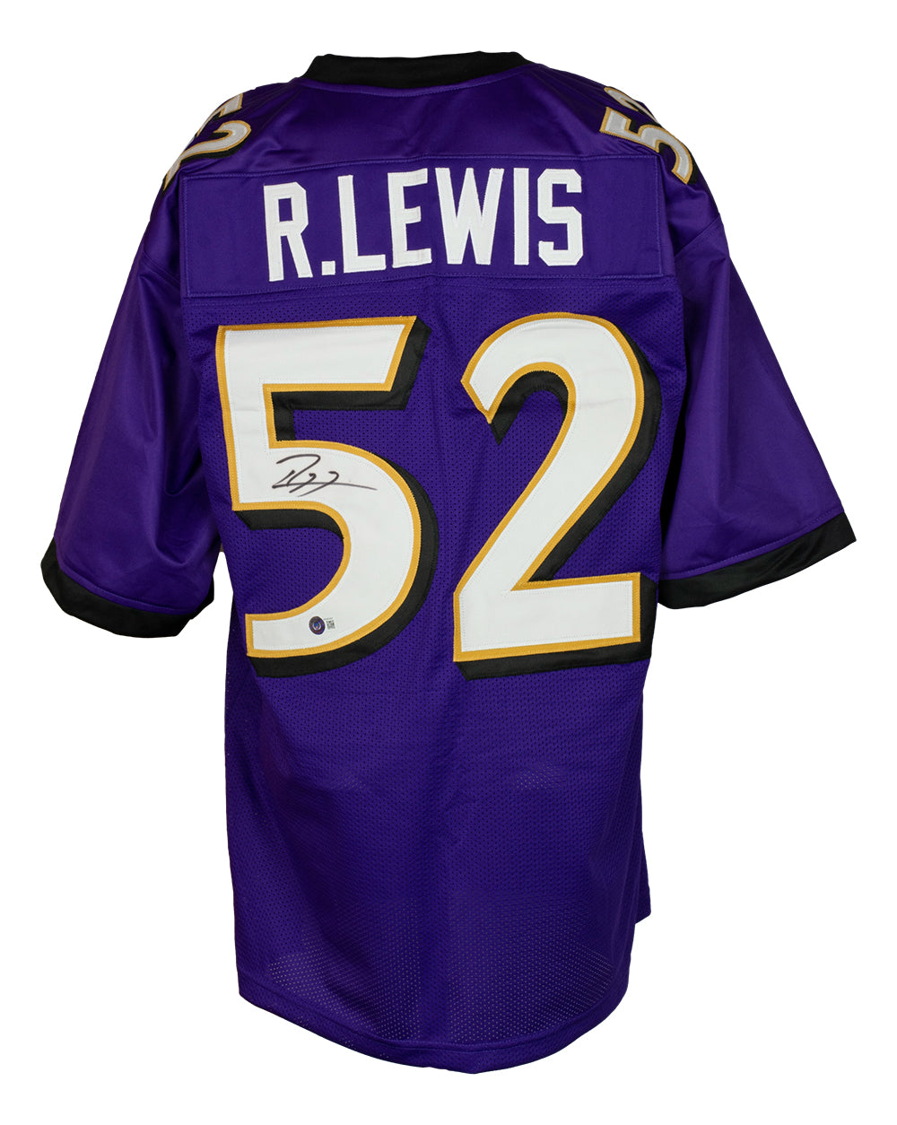 Ray Lewis Autographed Jersey - Beckett Authenticated - Purple