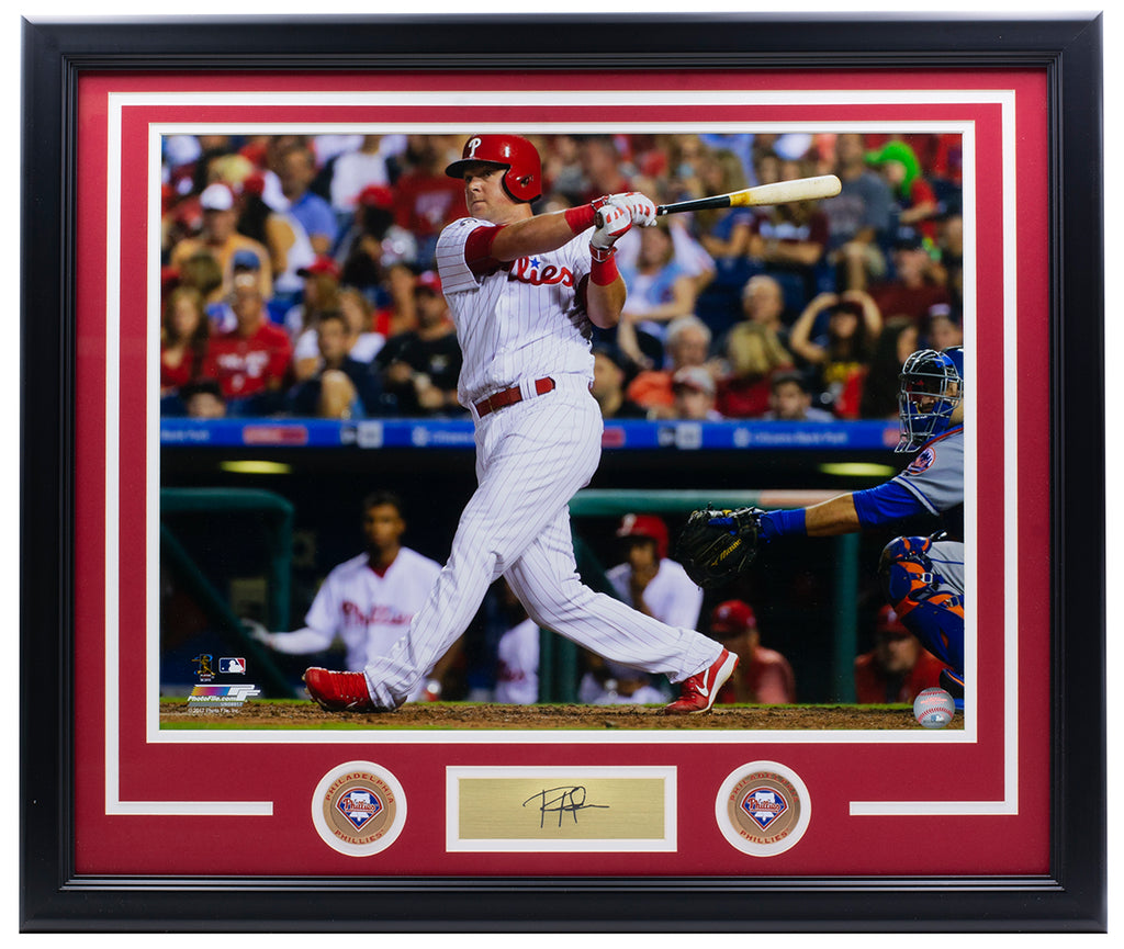 Rhys Hoskins Framed 16x20 Phillies Baseball Photo w/ Laser Signature –  Sports Integrity