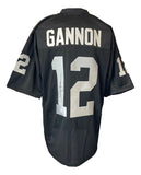 Rich Gannon Oakland Signed Black Football Jersey BAS