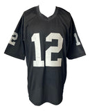 Rich Gannon Oakland Signed Black Football Jersey BAS