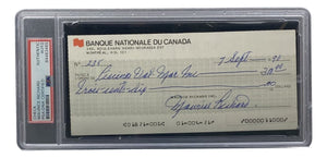 Maurice Richard Signed Montreal Canadiens Bank Check #235 PSA/DNA - Sports Integrity