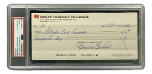 Maurice Richard Signed Montreal Canadiens Bank Check #26 PSA/DNA - Sports Integrity