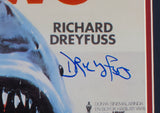 Richard Dreyfuss Signed Framed 11x17 Jaws Turkish Poster Photo JSA ITP