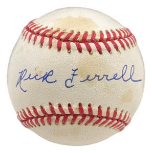 Rick Ferrell Red Sox Signed Official American League Baseball JSA AJ05575 - Sports Integrity