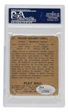 Rick Ferrell Signed 1940 Play Ball Baseball Card #21 Detroit Tigers Insc PSA/DNA - Sports Integrity