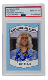 Ric Flair Signed RP 1982 Wrestling All Stars Card #27 PSA/DNA Auto Gem Mint 10 - Sports Integrity