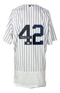 Mariano Rivera Signed Yankees Majestic Auth. FlexBase Jersey Unanimous HOF JSA - Sports Integrity