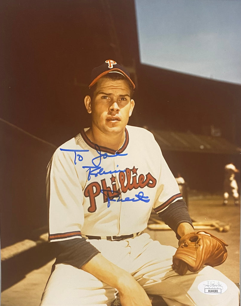 Robin Roberts Signed 8x10 Philadelphia Phillies Photo JSA AL44180