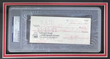 Rocky Marciano Boxing Signed Framed Slabbed Bank Check 12/6/1961 PSA/DNA - Sports Integrity