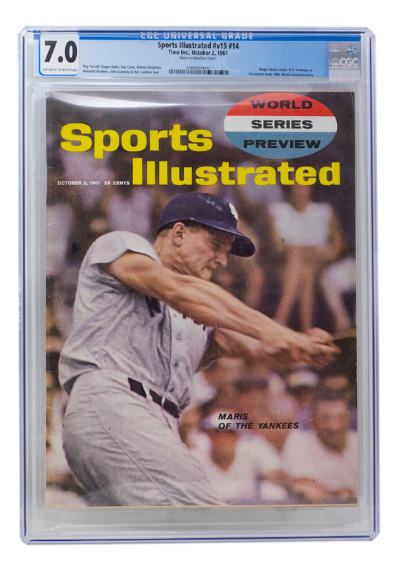 New York Yankees Roger Maris, 1961 World Series Preview Sports Illustrated  Cover Framed Print