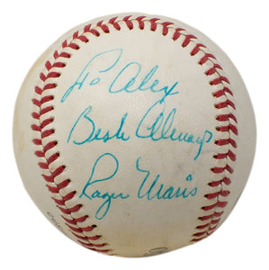 Roger Maris Single Signed Yankees Official League Baseball PSA LOA Auto 9 - Sports Integrity