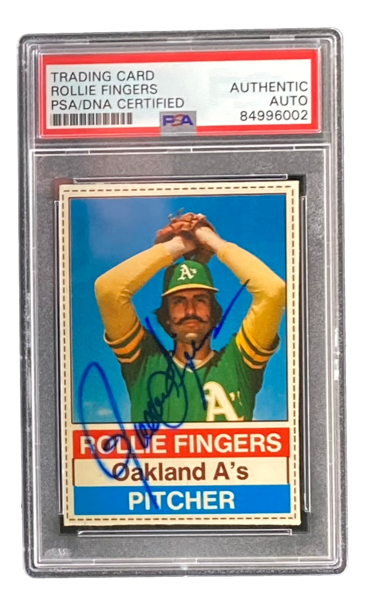 MLB Rollie Fingers Signed Trading Cards, Collectible Rollie