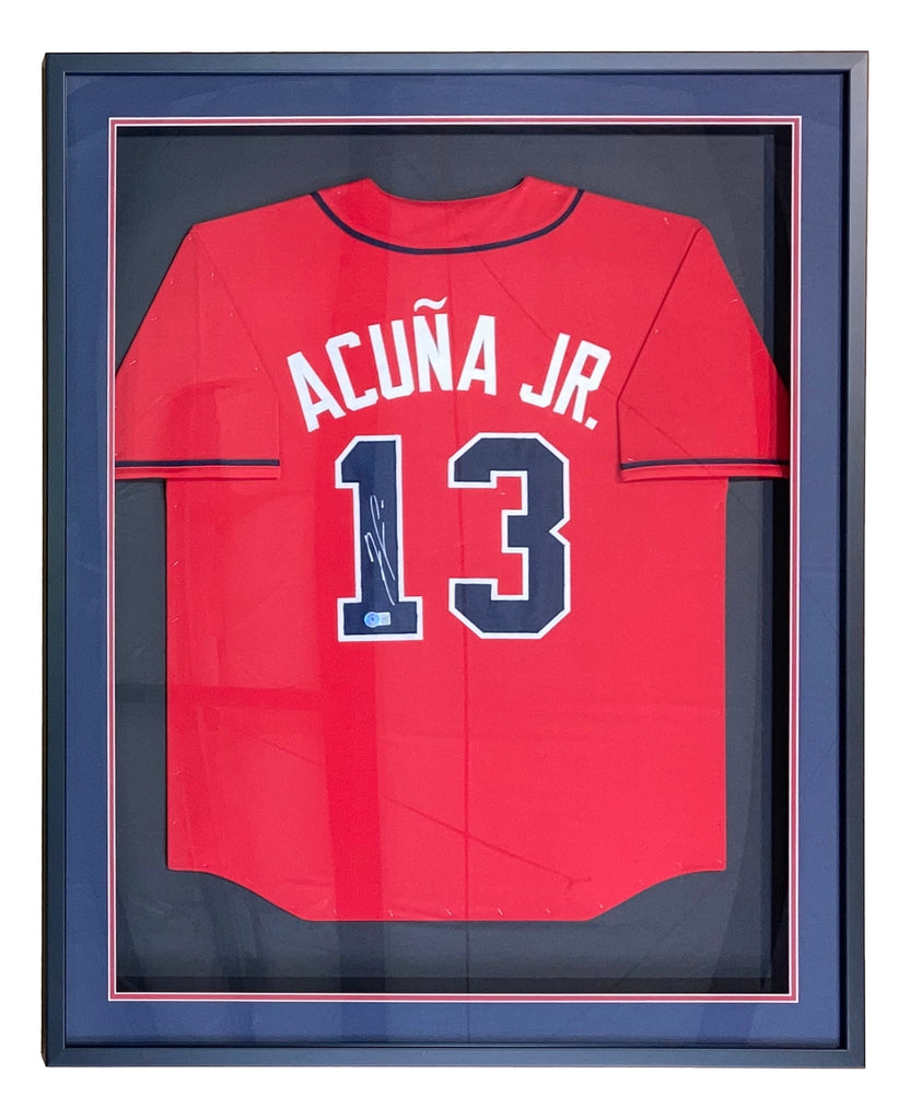 Ronald Acuna Jr Signed Custom White Pro-Style Baseball Jersey BAS ITP –  Sports Integrity