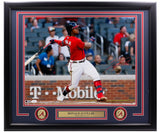 Ronald Acuna Jr. Signed Framed Atlanta Braves 16x20 Batting Photo JSA Holo - Sports Integrity