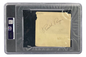 President Ronald Reagan Signed Slabbed Cut Signature PSA 85161635 NM - MT 8 - Sports Integrity