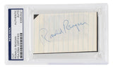 President Ronald Reagan Signature Cut PSA/DNA - Sports Integrity