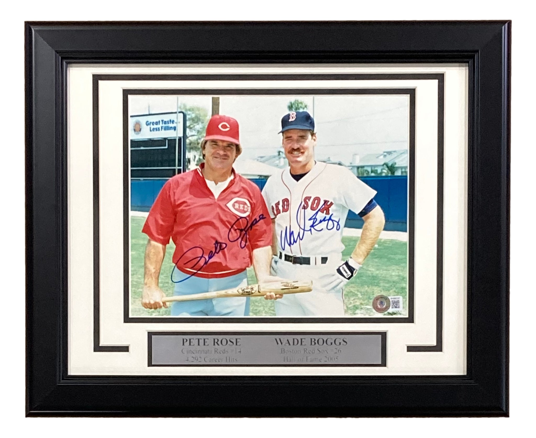 Pete Rose Wade Boggs Signed Framed 8x10 MLB Baseball Photo BAS – Sports  Integrity