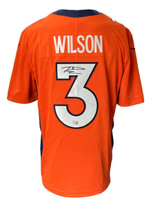 Fanatics Authentic Russell Wilson Orange Denver Broncos Autographed Nike Limited Jersey