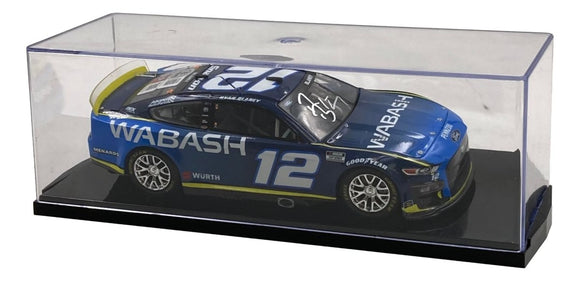 Ryan Blaney Signed 1:24 NASCAR Wabash Die - Cast Car BAS w/ Case - Sports Integrity