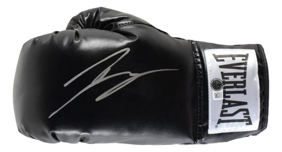 Ryan Garcia Signed Black Everlast Left Hand Glove BAS - Sports Integrity