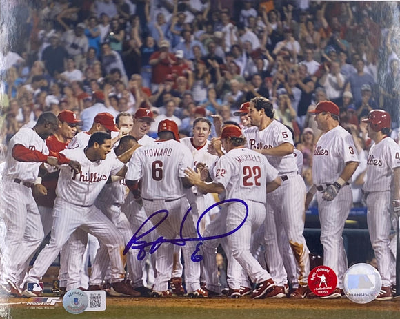 Mitch Williams Signed 8x10 Philadelphia Phillies Photo BAS