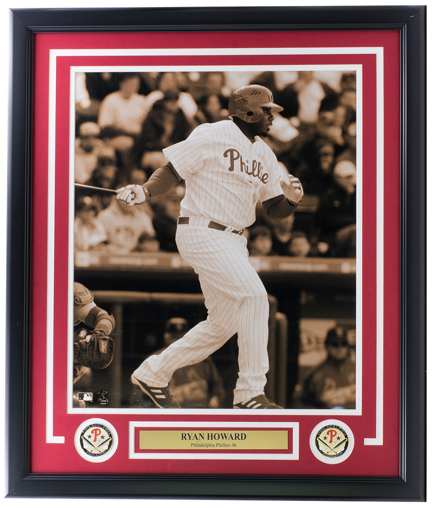 Ryan Howard Framed 16x20 Philadelphia Phillies Baseball Photo – Sports  Integrity