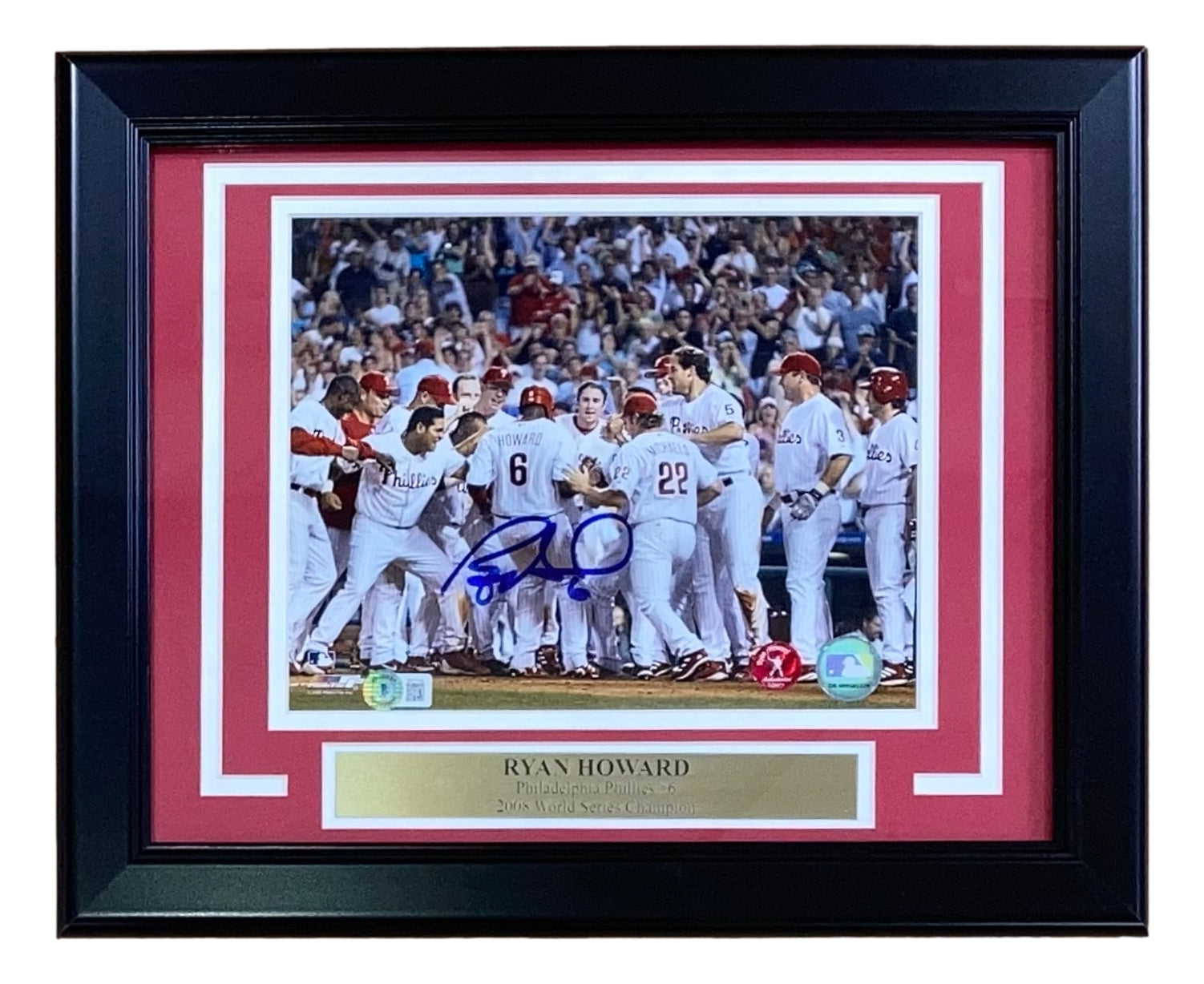 Ryan Howard Signed Framed 8x10 Philadelphia Phillies Photo BAS – Sports  Integrity