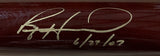 Ryan Howard Phillies Signed Marucci Game Model Bat 6/27/07 Inscribed Howard COA