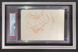 Sammy Davis Jr Signed Framed Slabbed Rat Pack Cut Signature PSA/DNA 85076491 - Sports Integrity