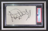 Sammy Davis Jr Signed Framed Slabbed Rat Pack Cut Signature PSA/DNA 85076493 - Sports Integrity