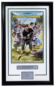 Adam Sandler Framed 11x17 Happy Gilmore Photo w/ Laser Engraved Signature - Sports Integrity