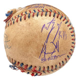 The Sandlot Cast (8) Signed Baseball w/ Facsimile Babe Ruth Auto JSA w/ Case - Sports Integrity