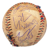 The Sandlot Cast (8) Signed Baseball w/ Facsimile Babe Ruth Auto JSA w/ Case - Sports Integrity