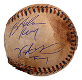 The Sandlot Cast (7) Signed Baseball w/ Facsimile Babe Ruth Autograph JSA ITP Sports Integrity