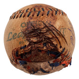 The Sandlot Cast (7) Signed Baseball w/ Facsimile Babe Ruth Autograph JSA ITP Sports Integrity