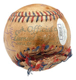 The Sandlot Cast (8) Signed Baseball w/ Facsimile Babe Ruth Autograph JSA - Sports Integrity