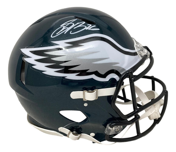 Saquon Barkley Signed Philadelphia Eagles FS Authentic Speed Helmet BAS ITP
