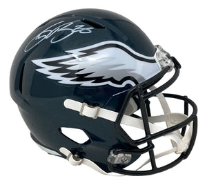 Saquon Barkley Signed Philadelphia Eagles Full Size Replica Speed Helmet BAS ITP