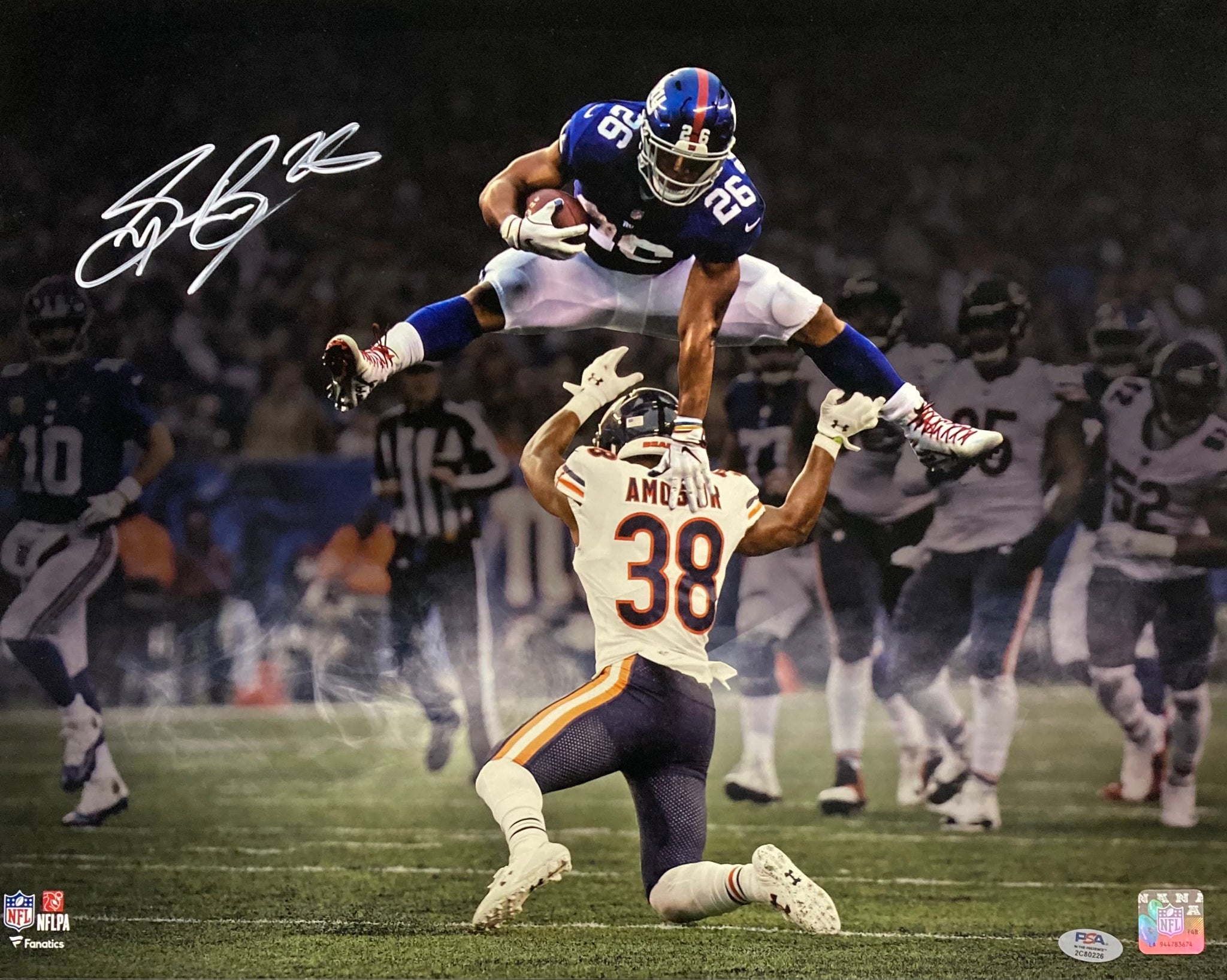 Saquon Barkley Signed Giants Jersey (Fanatics)