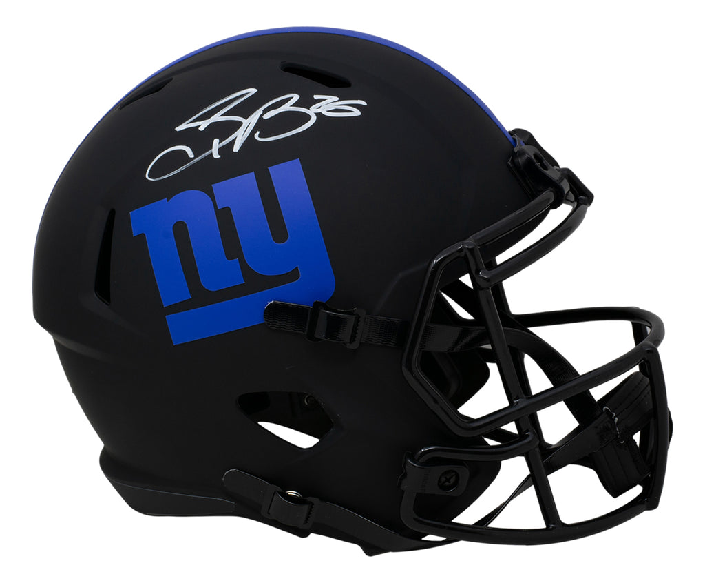 SAQUON BARKLEY SIGNED NEW YORK GIANTS COLOR RUSH FULL SIZE SPEED HELME –  Super Sports Center