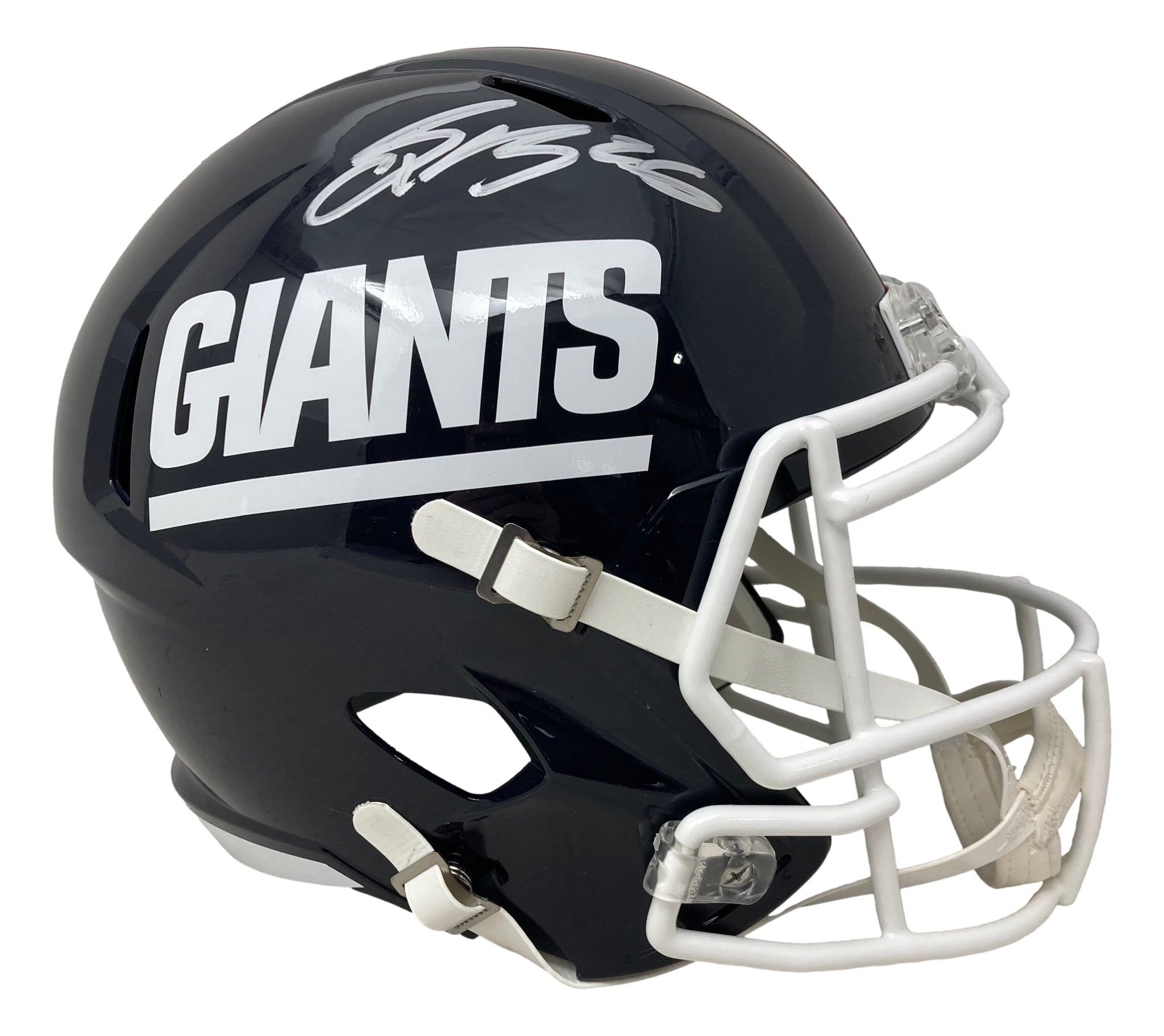 Logo New York Giants Full Size Autograph Football